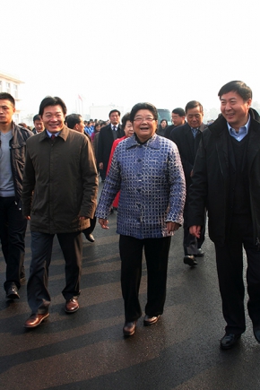 2011年12月14日，第十屆全國人大常委會副委員長顧秀蓮、中國石油和化學工業(yè)聯合會長李勇武等參加銅化集團成立20周年慶典，蒞臨公司視察。